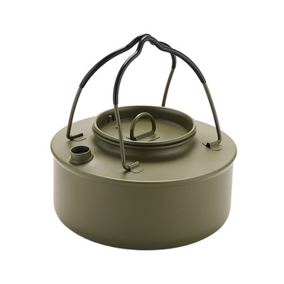 Kemping vízforraló forrázásgátló nyelű teáskanna kültéri kávéskanna könnyű parasztházi konyhai hegymászó edényekhez