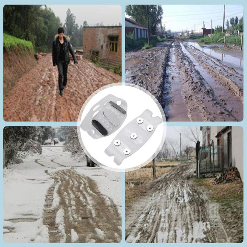 Lediniai batai, neslystantys, sniego sukibimas, apkabos batams, lauko silikoninės rankenos.