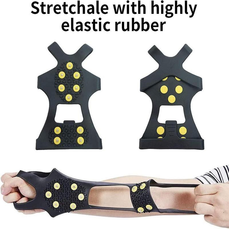 Lauko 10 dantų neslystančios ledo rankenos Griebtuvai Batai Batai Žygiai Laipiojimo ledu Batų Spygliai Laipiojimo Grandinė Krepšiai Batų Dangtis