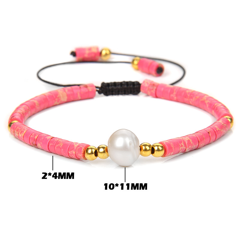 Dabīgā akmens regulējama rokassprādze Viena liela pērļu kulonu rokassprādze malahīta tīģera acs rokassprādzes vīriešiem sievietēm jogas dziedinošās rotaslietas