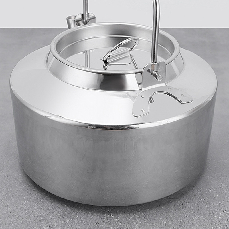 1,2 l nerūsējošā tērauda āra kempinga tējkanna kempinga tējkanna āra tējkanna pārgājieniem mugursomas piknikam