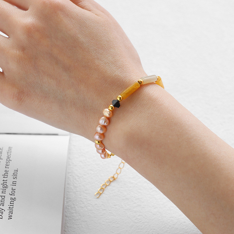 Smalkas dabīgā akmens rokassprādze Havlīta kvarca pērļu rokassprādze Regulējamas mazas svaigas rokassprādzes sievietēm vīriešiem Reiki dziedinošās rotaslietas