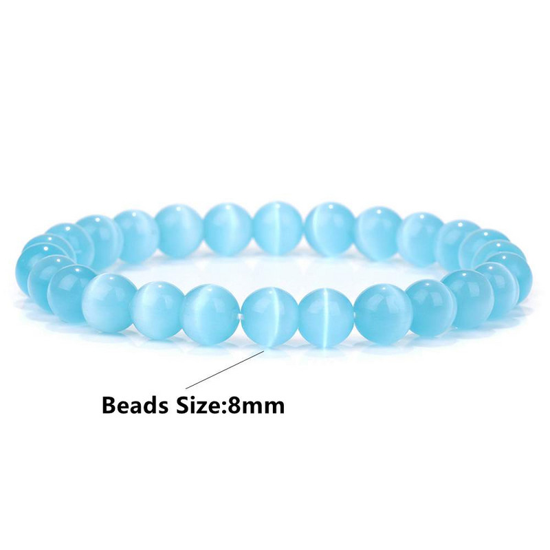 8 mm katės akių karoliukai apyrankės natūralaus akmens energijos apyrankės apvalios karoliukų apyrankės rankų darbo Reiki gydomieji papuošalai vyrams, moterims