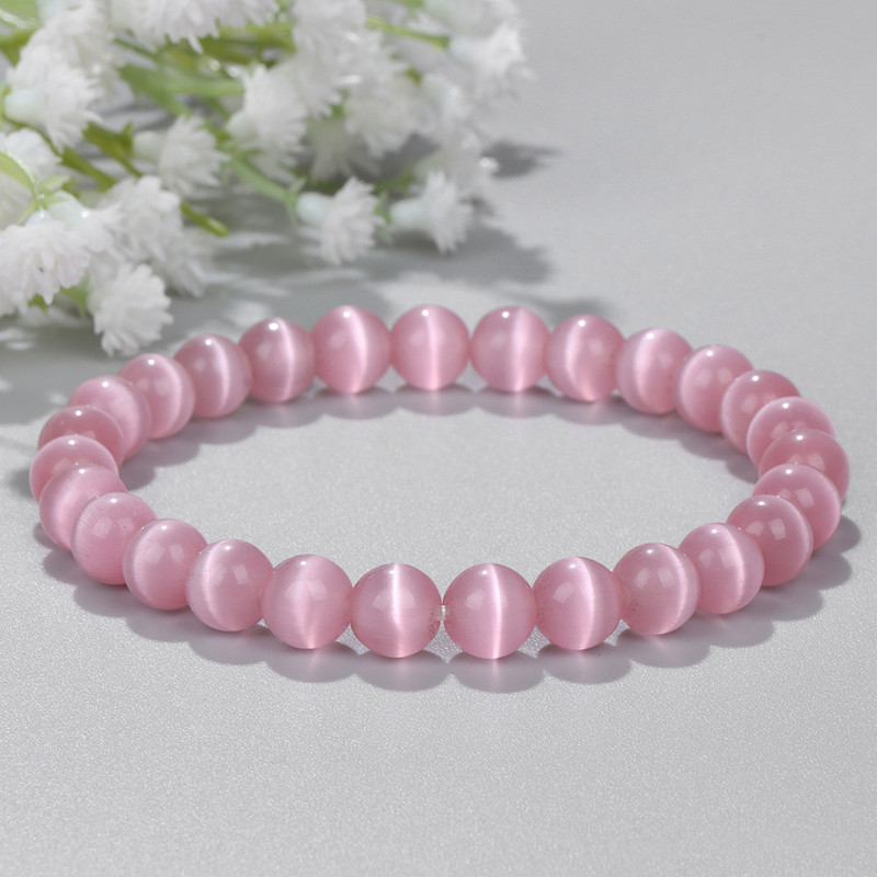 8 mm katės akių karoliukai apyrankės natūralaus akmens energijos apyrankės apvalios karoliukų apyrankės rankų darbo Reiki gydomieji papuošalai vyrams, moterims