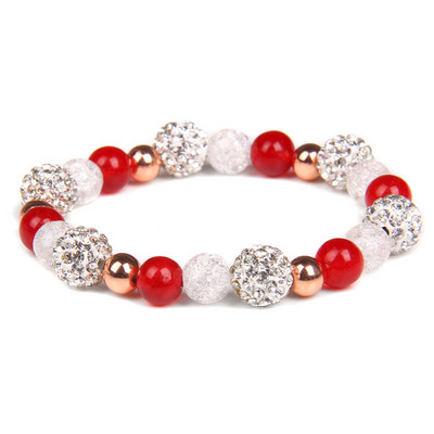 Sieviešu rokassprādze Dabīgā akmens saplaisājusi kristāla ahāta rokassprādze Moderna jogas krelles šarms rokassprādzes rotaslietas sievietēm dzimšanas dienas dāvana