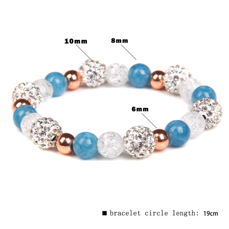 Sieviešu rokassprādze Dabīgā akmens saplaisājusi kristāla ahāta rokassprādze Moderna jogas krelles šarms rokassprādzes rotaslietas sievietēm dzimšanas dienas dāvana