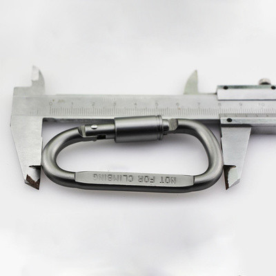 Karabinų kelioninis rinkinys Stovyklavietės įrangos lydinio aliuminio išgyvenimo reikmenys stovyklos alpinizmo kabliukas lauko karabinas