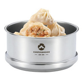 Ķīniešu tvaicētājs Daudzfunkcionāls nerūsējošā tērauda tvaicēšanas katls Virtuves trauki Pārtikas tvaicētājs Ēdienu gatavošanas piederumi Pannas tvaicēšanas katls Dim Sum