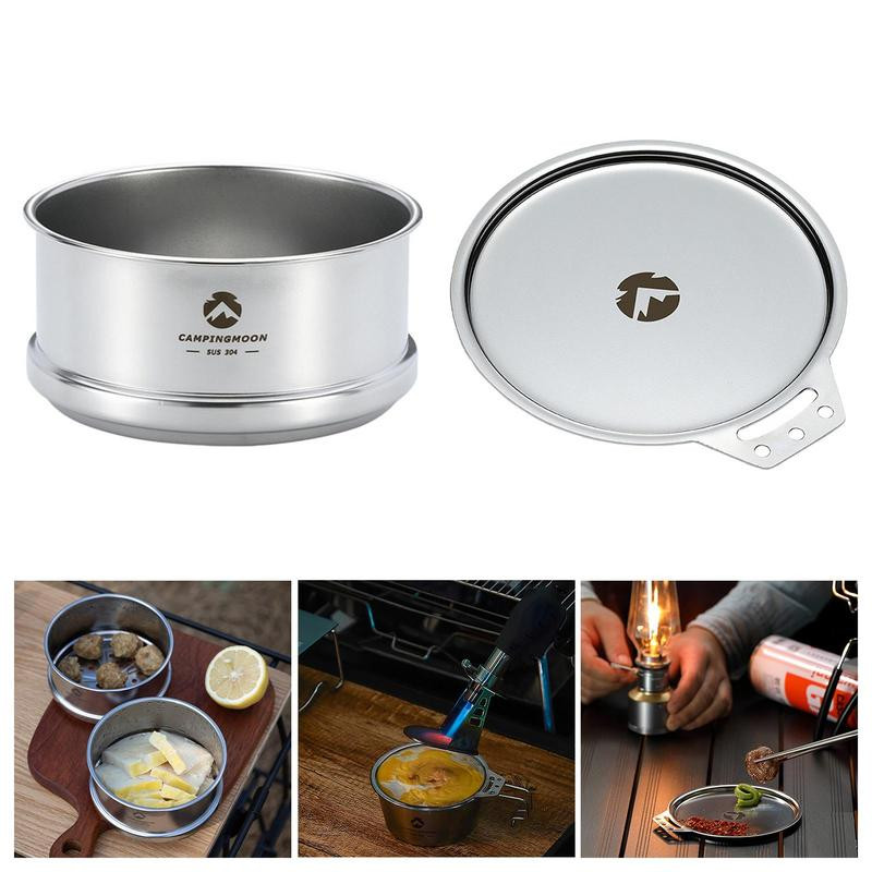 Ķīniešu tvaicētājs Daudzfunkcionāls nerūsējošā tērauda tvaicēšanas katls Virtuves trauki Pārtikas tvaicētājs Ēdienu gatavošanas piederumi Pannas tvaicēšanas katls Dim Sum