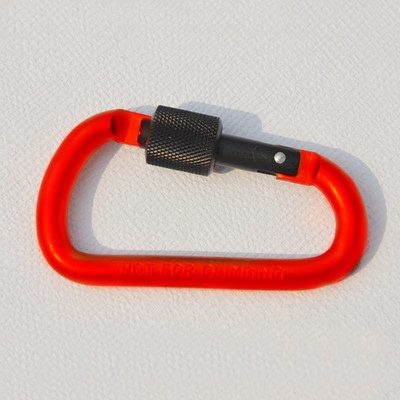 8 cm aliuminio lydinio spyruoklinis karabinas D formos žiedas raktų pakabuko segtukas Daugiaspalvis kempingo raktų pakabukas su kabliuku lauko kelionių rinkinys Quickdraws