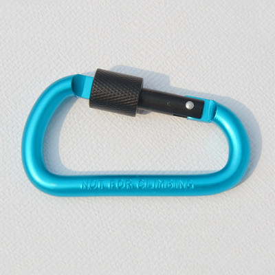 8 cm aliuminio lydinio spyruoklinis karabinas D formos žiedas raktų pakabuko segtukas Daugiaspalvis kempingo raktų pakabukas su kabliuku lauko kelionių rinkinys Quickdraws