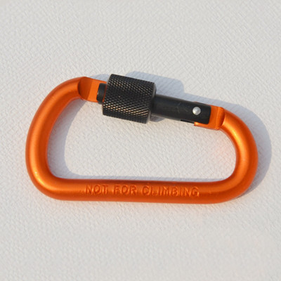 8 cm aliuminio lydinio spyruoklinis karabinas D formos žiedas raktų pakabuko segtukas Daugiaspalvis kempingo raktų pakabukas su kabliuku lauko kelionių rinkinys Quickdraws