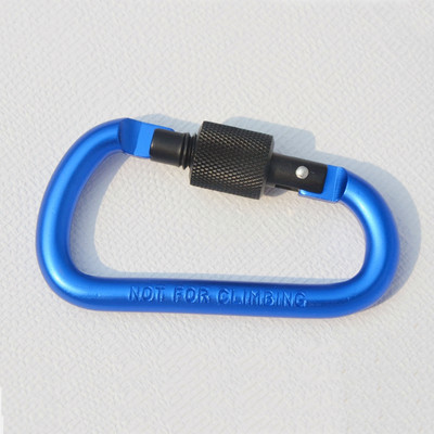8 cm aliuminio lydinio spyruoklinis karabinas D formos žiedas raktų pakabuko segtukas Daugiaspalvis kempingo raktų pakabukas su kabliuku lauko kelionių rinkinys Quickdraws