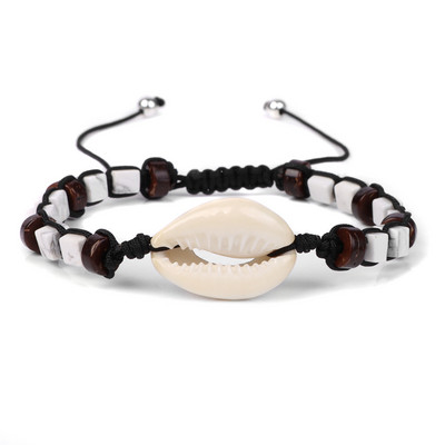 Kvadrātveida formas dabīgā akmens rokassprādze apvalka kulonu rokassprādze Krāsains imperatora akmens rokassprādzes vīriešiem sievietēm elastīgas pludmales rotaslietas