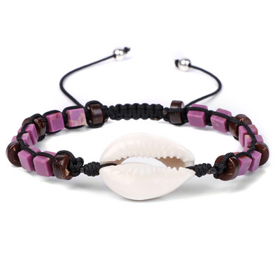 Kvadrātveida formas dabīgā akmens rokassprādze apvalka kulonu rokassprādze Krāsains imperatora akmens rokassprādzes vīriešiem sievietēm elastīgas pludmales rotaslietas