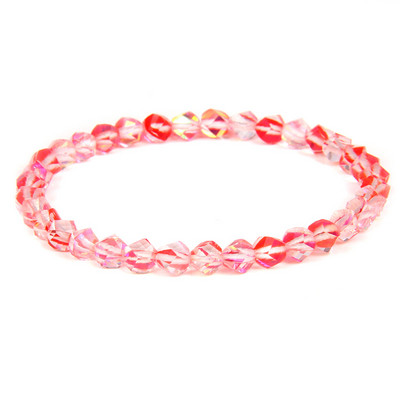 6 mm stikla kristāla mēnessakmens rokassprādzes Daudzkrāsains matēts mirdzošs akmens krelles šarms rokassprādzes ar rokām darinātas sieviešu rokassprādzes jogas rotaslietas