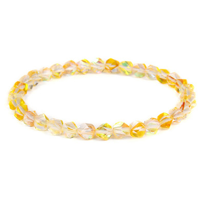 6 mm stikla kristāla mēnessakmens rokassprādzes Daudzkrāsains matēts mirdzošs akmens krelles šarms rokassprādzes ar rokām darinātas sieviešu rokassprādzes jogas rotaslietas