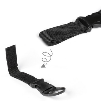 Carabiners Tactical Gear Θήκη για μπουκάλια νερού Κλιπ ζώνης Στρατιωτική νάιλον πόρπη με πλέγμα Εξοπλισμός υπαίθριου κάμπινγκ Εργαλεία EDC