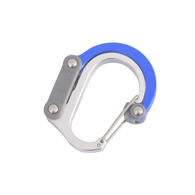 Daugiafunkcinės sagties lauko taktinės reikmenys Aliuminio lydinio D tipo greito kablio lauko kabliukų partija