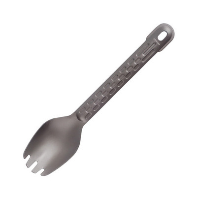 Titanium Spork Spoon Camping Vacsora Spork Evőeszközök Evőeszközök kültéri Otthoni Ultrakönnyű főzési piknik kiegészítők