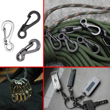 10/20 τεμ. Mini Carabiner Outdoor Survival Backpack Κουμπώματα με μπρελόκ με άγκιστρο EDC Μικρός κρεμαστός εξοπλισμός τακτικού κάμπινγκ