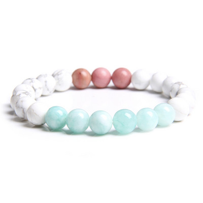 Naiste helmestega käevõru Naturaalsest rodokrosiidist fluoriidist kivist helmed võluvad käevõrud ümmarguse energiaga jooga elegantsed ehted Homme kingitused