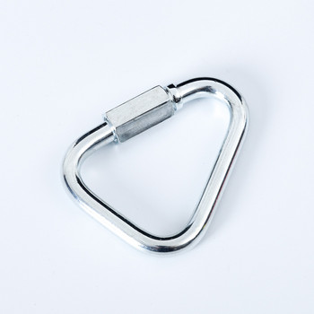 Триъгълен пръстен за бързо свързване Алпинистка катарама Карабинер от неръждаема стомана Закопчалка Кука Ключодържател Ключодържател 6 размера