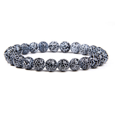 Čakru krelles rokassprādze Dabīga laikapstākļa akmens rokassprādze 8 mm sieviešu vīriešu rokassprādzes dziedinošās jogas rokassprādzes modernas sieviešu rotaslietas