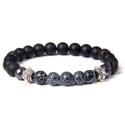 Čakru krelles rokassprādze Dabīga laikapstākļa akmens rokassprādze 8 mm sieviešu vīriešu rokassprādzes dziedinošās jogas rokassprādzes modernas sieviešu rotaslietas