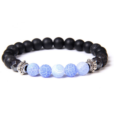 Čakru krelles rokassprādze Dabīga laikapstākļa akmens rokassprādze 8 mm sieviešu vīriešu rokassprādzes dziedinošās jogas rokassprādzes modernas sieviešu rotaslietas