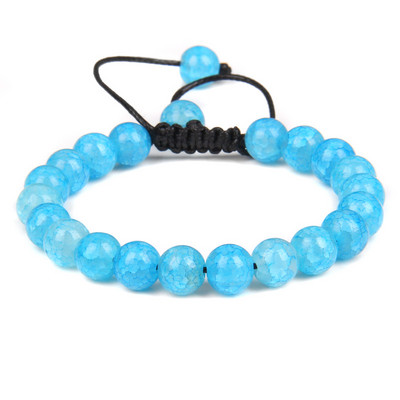 Zaļās ahāta rokassprādze 8 mm pūķa vēnām, plaisātas agata akmens rokassprādzes, regulējamas sievietēm vīriešiem, rokām darinātas enerģijas rokassprādzes rotaslietas