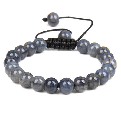 Zaļās ahāta rokassprādze 8 mm pūķa vēnām, plaisātas agata akmens rokassprādzes, regulējamas sievietēm vīriešiem, rokām darinātas enerģijas rokassprādzes rotaslietas