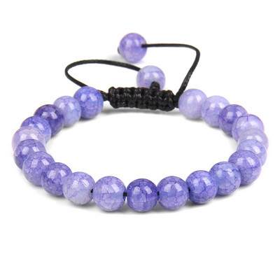 Zaļās ahāta rokassprādze 8 mm pūķa vēnām, plaisātas agata akmens rokassprādzes, regulējamas sievietēm vīriešiem, rokām darinātas enerģijas rokassprādzes rotaslietas