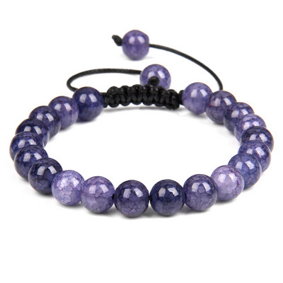 Zaļās ahāta rokassprādze 8 mm pūķa vēnām, plaisātas agata akmens rokassprādzes, regulējamas sievietēm vīriešiem, rokām darinātas enerģijas rokassprādzes rotaslietas