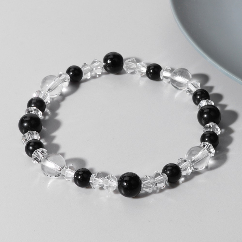 Sieviešu dabīgā akmens ahāts rokassprādze Balta kristāla krelles rokassprādze Moderns apaļš krelles rokassprādzes Reiki jogas rotaslietas sievietēm vīriešiem