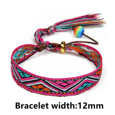 Πολύχρωμο Βραχιόλι Bohemia Braided Γυναικείο Μόδα Φούντα Βραχιόλι Χειροποίητο Ρυθμιζόμενο Σχοινί Βραχιόλια Ανδρικά Vintage Fridens Κοσμήματα