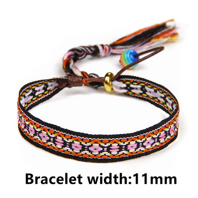 Πολύχρωμο Βραχιόλι Bohemia Braided Γυναικείο Μόδα Φούντα Βραχιόλι Χειροποίητο Ρυθμιζόμενο Σχοινί Βραχιόλια Ανδρικά Vintage Fridens Κοσμήματα