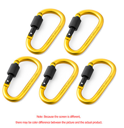 5Gb karabīnes ceļojumu komplekts, kempinga aprīkojums, sakausējums, alumīnijs, izdzīvošanas aprīkojums, alpīnisma āķis, āra karabīne GYH