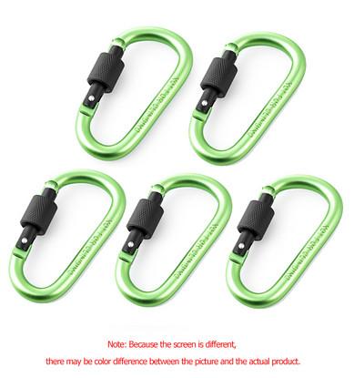 5Gb karabīnes ceļojumu komplekts, kempinga aprīkojums, sakausējums, alumīnijs, izdzīvošanas aprīkojums, alpīnisma āķis, āra karabīne GYH