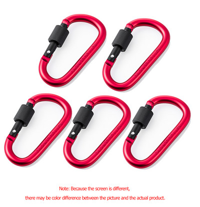 5Gb karabīnes ceļojumu komplekts, kempinga aprīkojums, sakausējums, alumīnijs, izdzīvošanas aprīkojums, alpīnisma āķis, āra karabīne GYH