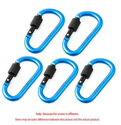 5Gb karabīnes ceļojumu komplekts, kempinga aprīkojums, sakausējums, alumīnijs, izdzīvošanas aprīkojums, alpīnisma āķis, āra karabīne GYH