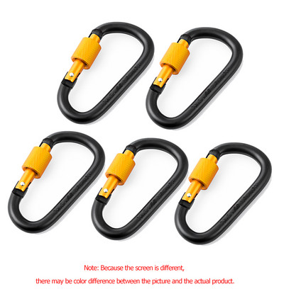 5Gb karabīnes ceļojumu komplekts, kempinga aprīkojums, sakausējums, alumīnijs, izdzīvošanas aprīkojums, alpīnisma āķis, āra karabīne GYH