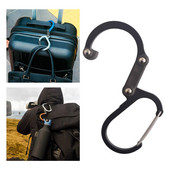 Deluxe karabiner klip és horog utazási kemping hátizsák kézitáska táskához
