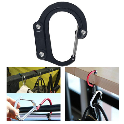 Deluxe karabiner klip és horog utazási kemping hátizsák kézitáska táskához