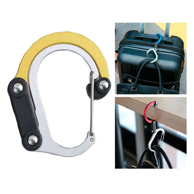 Deluxe karabiner klip és horog utazási kemping hátizsák kézitáska táskához