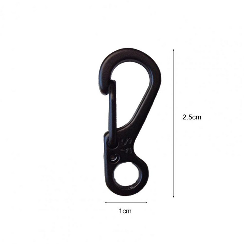 10db mini karabiner kapcsok apró ötvözet rugós kampós kulcstartó kapcsok kis akasztós csat hátizsákos kempingpalackhoz