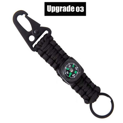 Kāpšanas karabīne Avārijas rīki Kaminga aprīkojums Medību piederumi Vads Atslēgu piekariņš Gredzens Sprādzes Āķi Āra izdzīvošanas komplekts