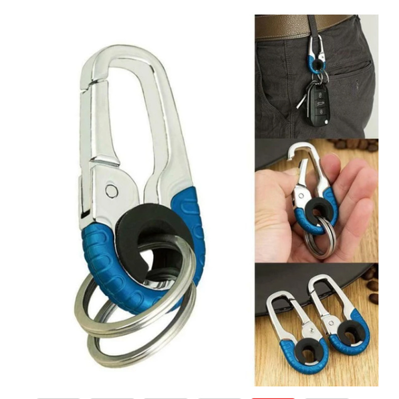 Raktų pakabukas su karabinu kempingo laipiojimas žygiavimas lauke sportinis saugaus sagtis raktų pakabukas cinko lydinio raktų pakabukas žiedas laipiojimo įranga