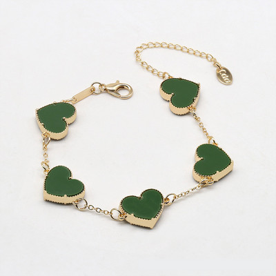 CARLIDANA prabangaus dizaino penkių lapų gėlių apyrankės didmeninė prekyba vakuuminiu paauksuotu madingu spalvingų gėlių papuošalai moterų vakarėliui