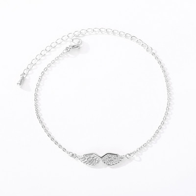 Гривни от ангелски крила от неръждаема стомана за жени бижута Винтидж готик BFF гривна Женски златен цвят Pulsera Mujer Бижута